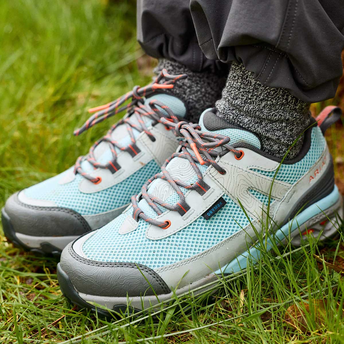 ARIAT Traverse Low H20 Waterproof Shoes - Womens - Blue Breeze - Image 2