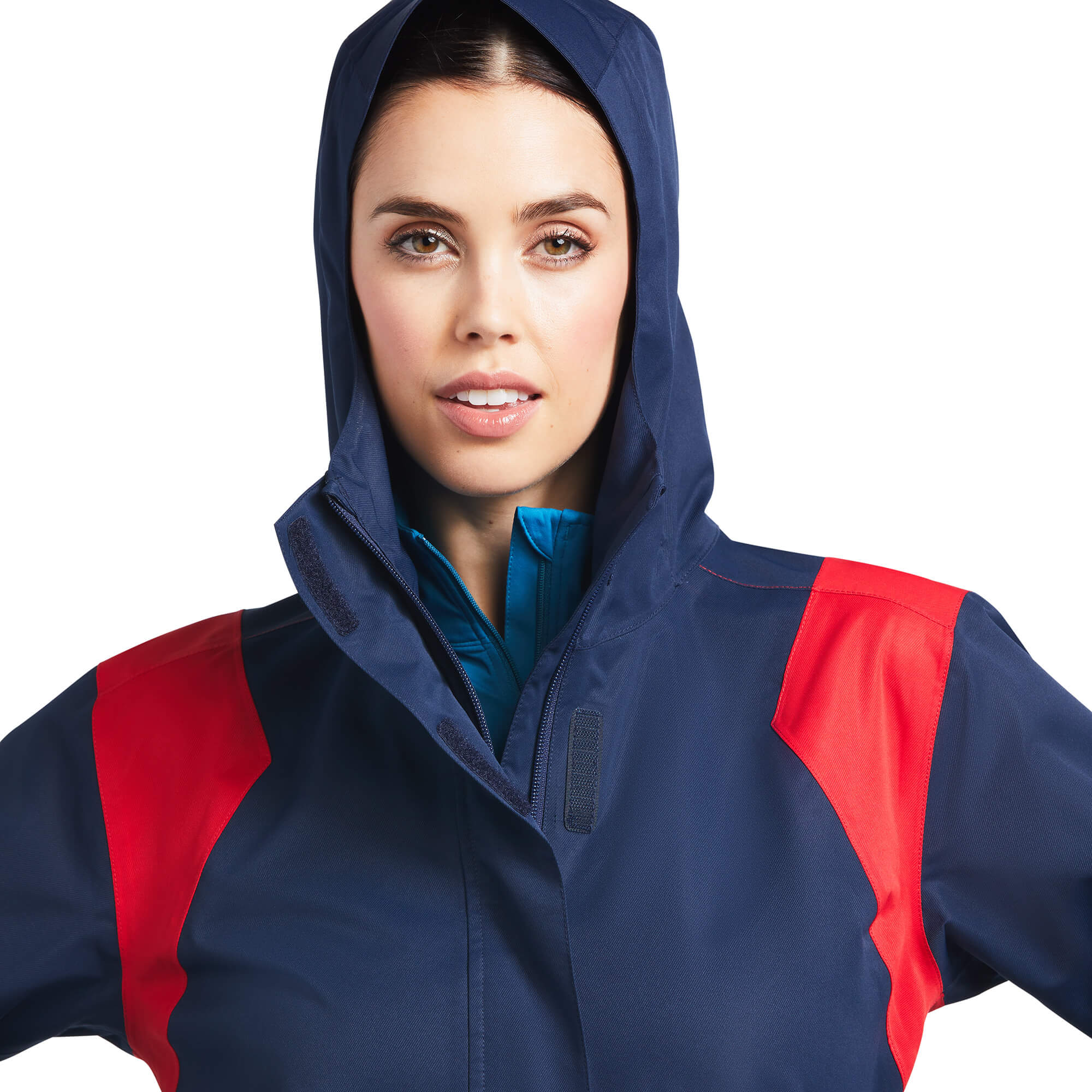 ARIAT Women's Spectator Waterproof Jacket - Team Navy - Image 5