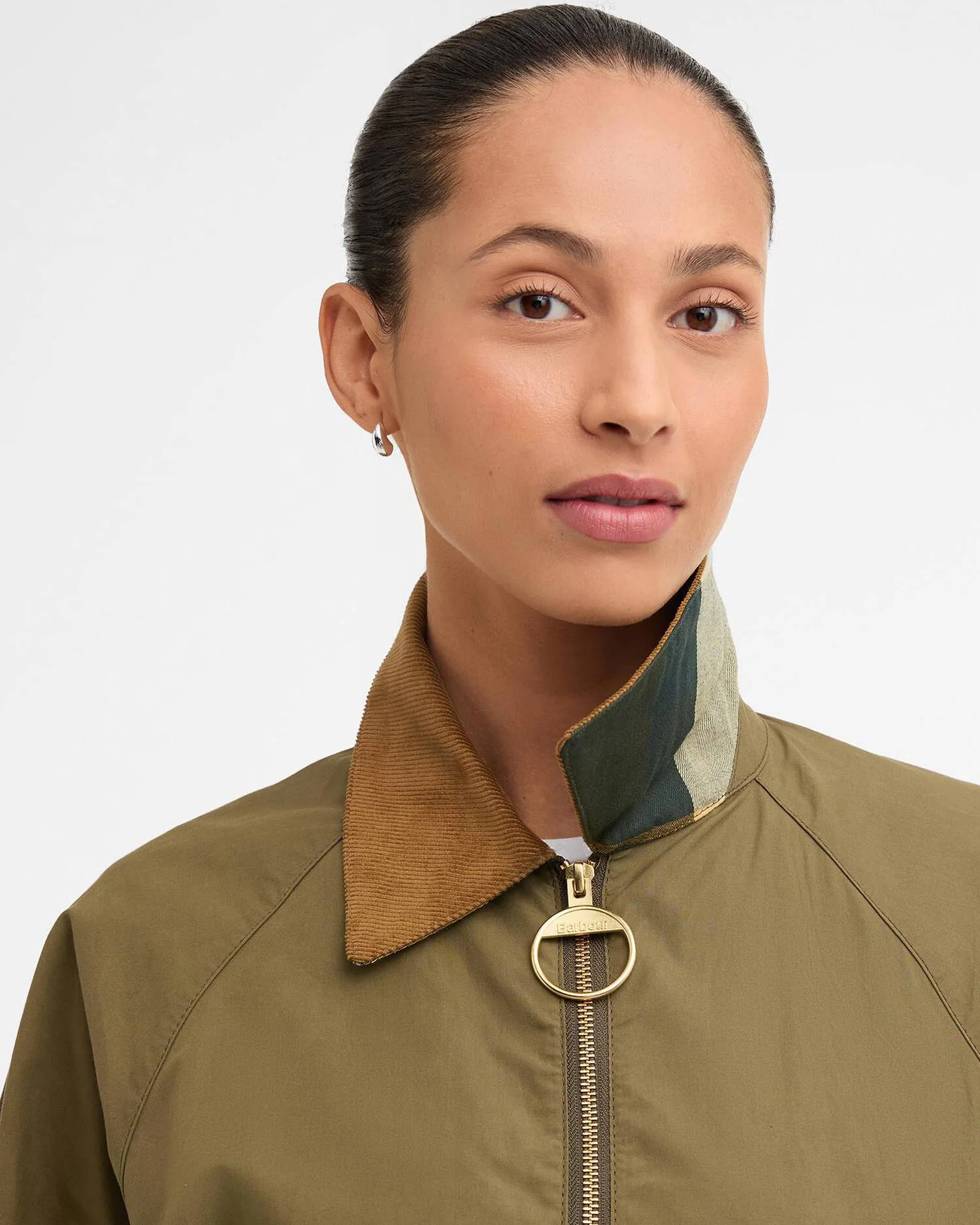 BARBOUR Catlin Casual Jacket - Women's - Dusky Green/ Ancient - Image 5