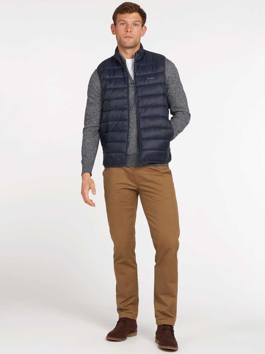 BARBOUR Bretby Quilted Gilet - Men's - Navy - Image 6