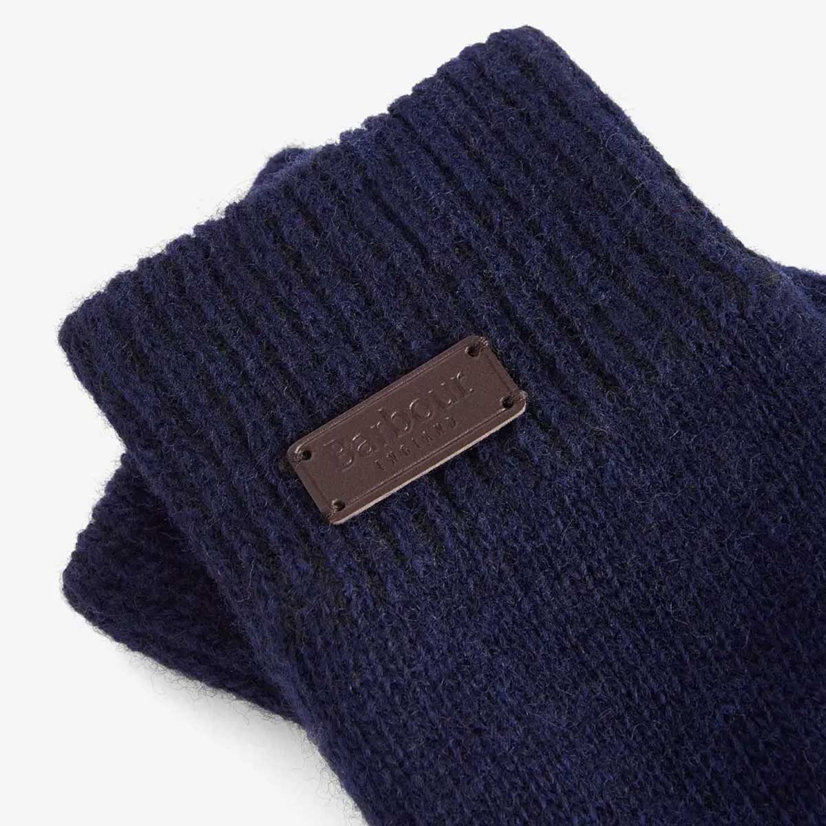 BARBOUR Carlton Knitted Gloves - Navy - Image 2