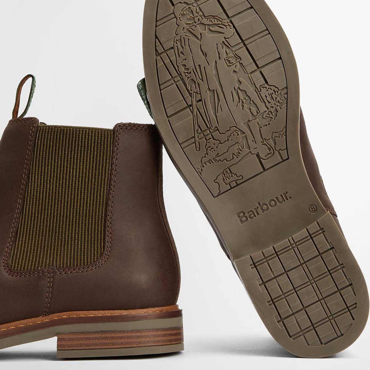 BARBOUR Farsley Chelsea Boots - Mens - Choco Brown - Image 3