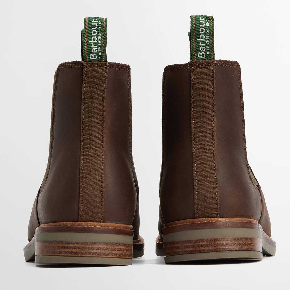 BARBOUR Farsley Chelsea Boots - Mens - Choco Brown - Image 6