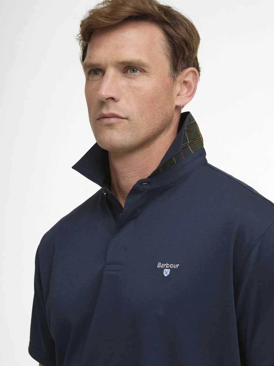 BARBOUR Haswell Regular Fit Polo Shirt - Mens - Navy - Image 2