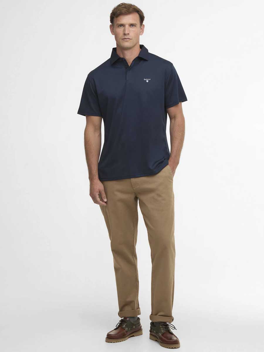 BARBOUR Haswell Regular Fit Polo Shirt - Mens - Navy - Image 4