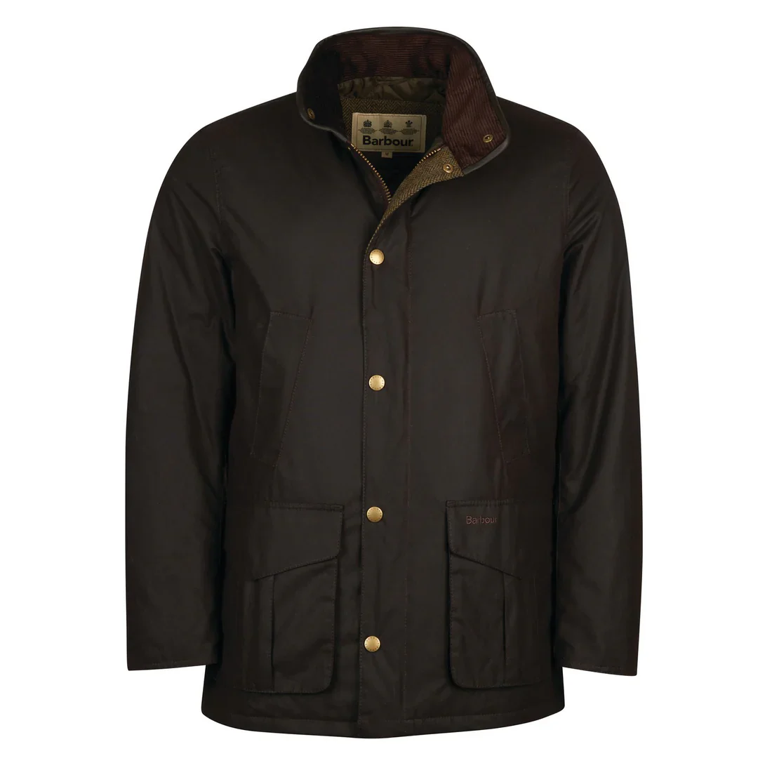 BARBOUR Hereford Wax Jacket - Mens - Rustic - Image 2
