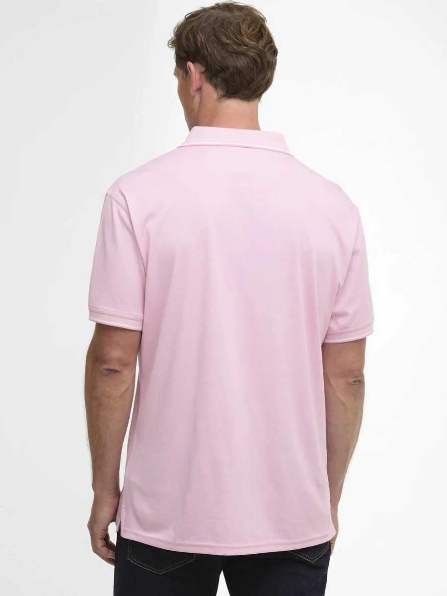 BARBOUR Heydon Short-Sleeved Polo Shirt - Men's - Pink - Image 4