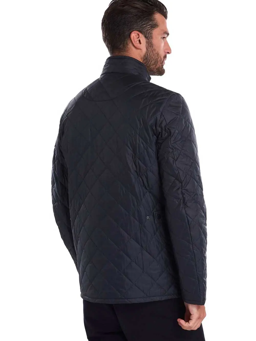 BARBOUR Flyweight Chelsea Quilted Jacket - Mens - Navy - Image 4