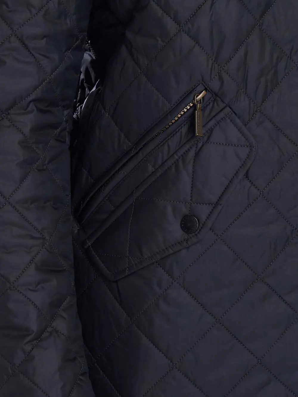 BARBOUR Flyweight Chelsea Quilted Jacket - Mens - Navy - Image 6