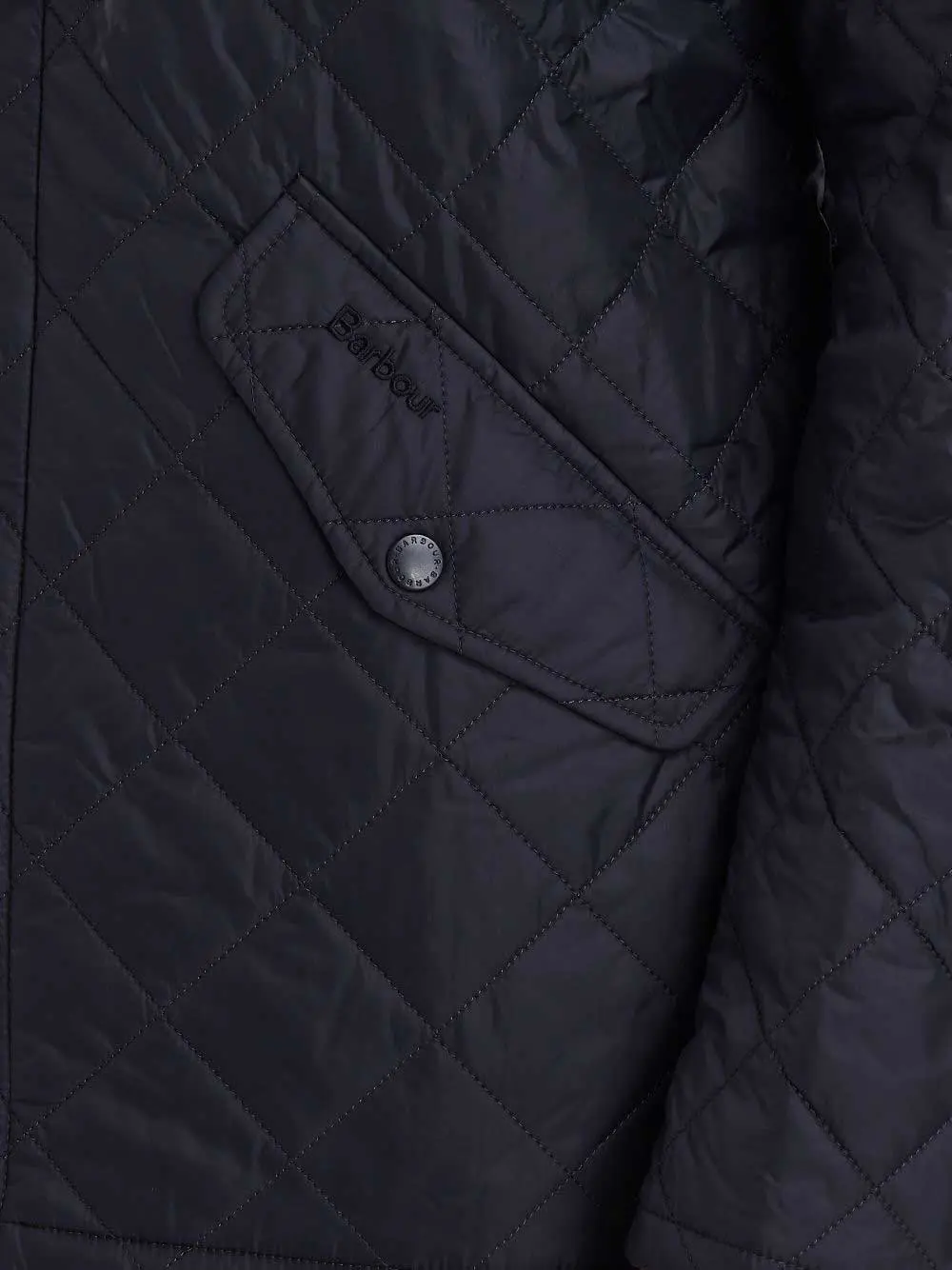 BARBOUR Flyweight Chelsea Quilted Jacket - Mens - Navy - Image 7