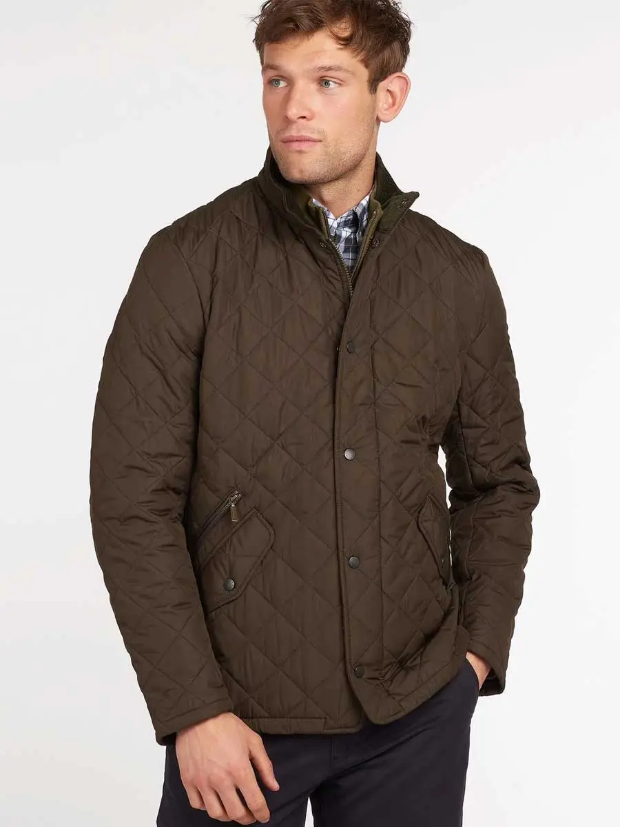 BARBOUR Chelsea Sportsquilt Jacket - Mens - Olive - Image 2