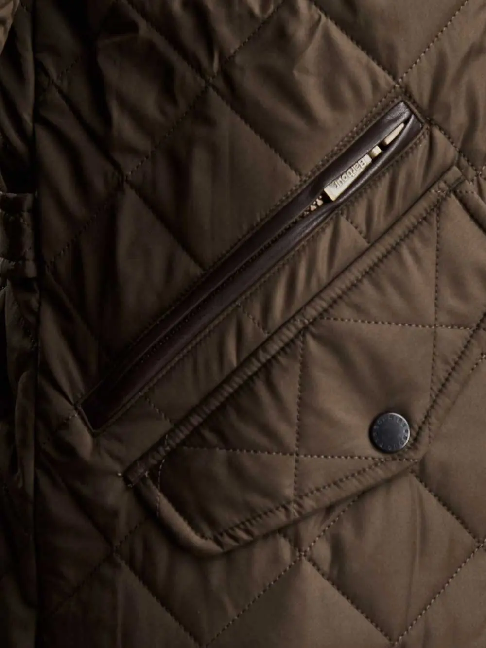 BARBOUR Chelsea Sportsquilt Jacket - Mens - Olive - Image 4