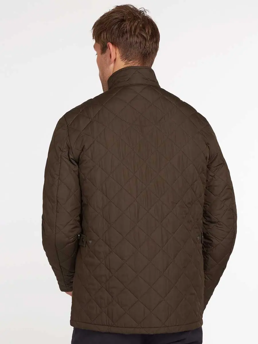 BARBOUR Chelsea Sportsquilt Jacket - Mens - Olive - Image 5