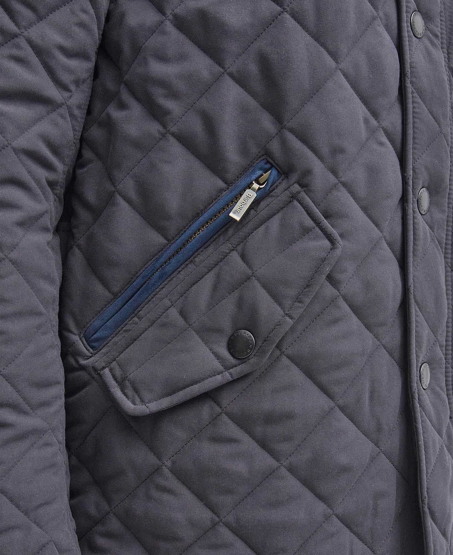 BARBOUR Shoveler Quilted Jacket - Mens - Navy - Image 6