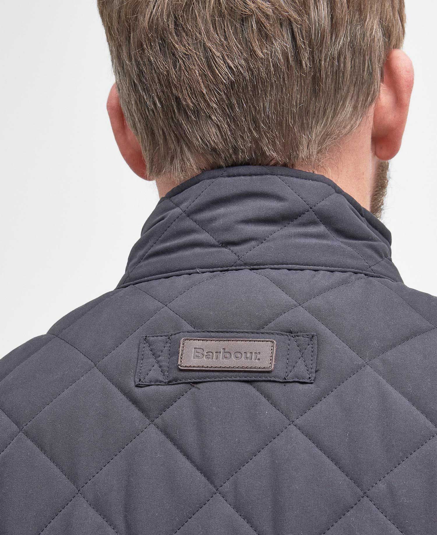 BARBOUR Shoveler Quilted Jacket - Mens - Navy - Image 8