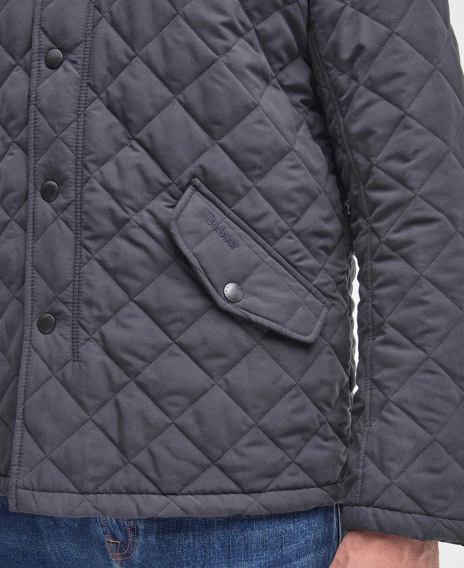 BARBOUR Shoveler Quilted Jacket - Mens - Navy - Image 9