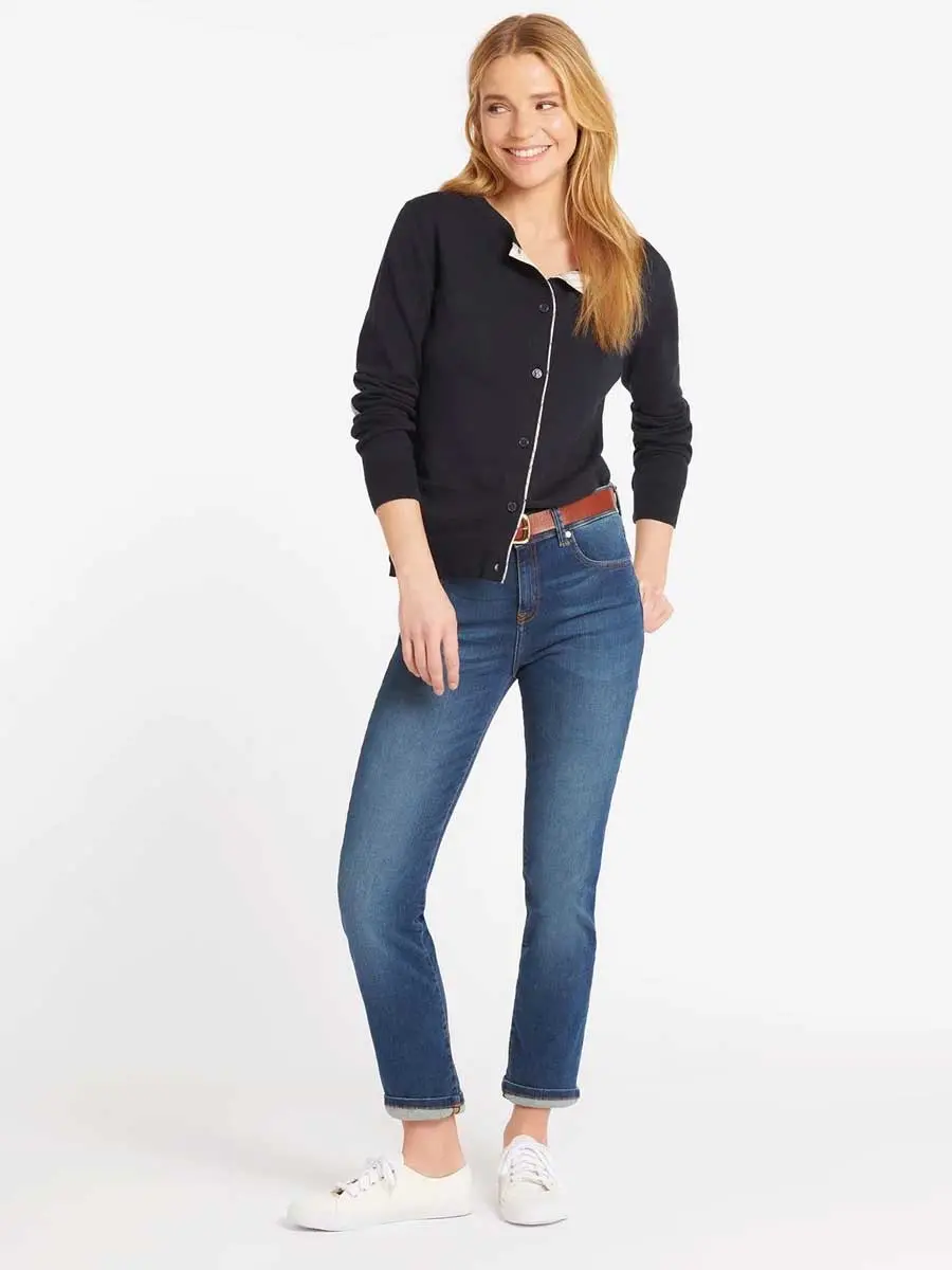 BARBOUR Jeans - Ladies Essential Slim Fit - Worn Blue - Image 3