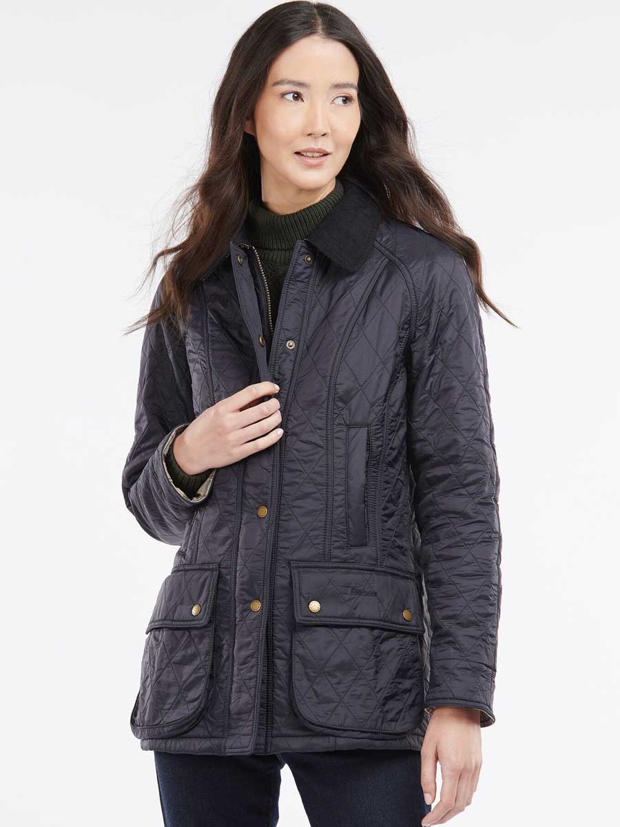 BARBOUR Beadnell Polarquilt Jacket - Women's - Navy
