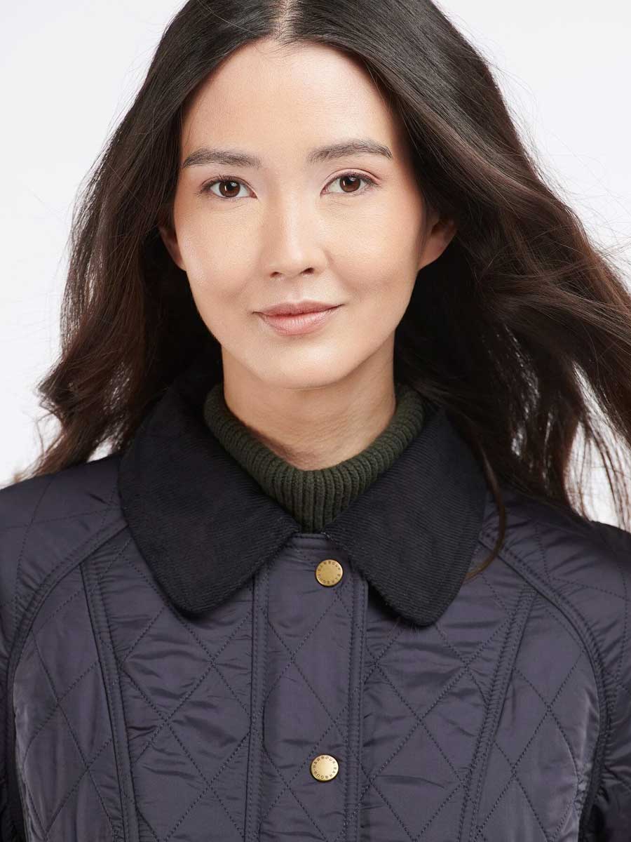 BARBOUR Beadnell Polarquilt Jacket - Women's - Navy - Image 7