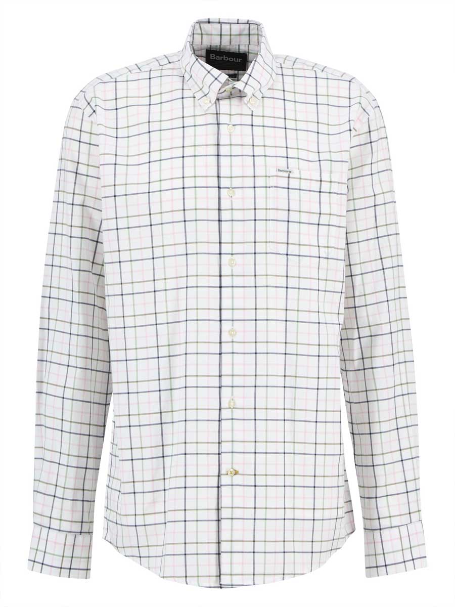 BARBOUR Caswell Tattersall Regular Long-Sleeved Shirt - Mens - Pink - Image 2