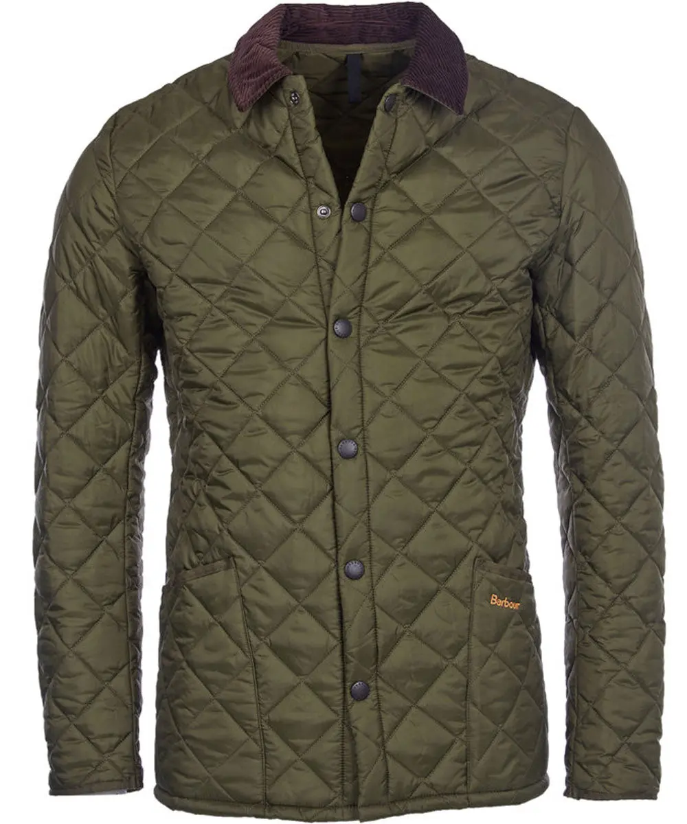 BARBOUR Men's Heritage Liddesdale Quilted Jacket - Olive - Image 2