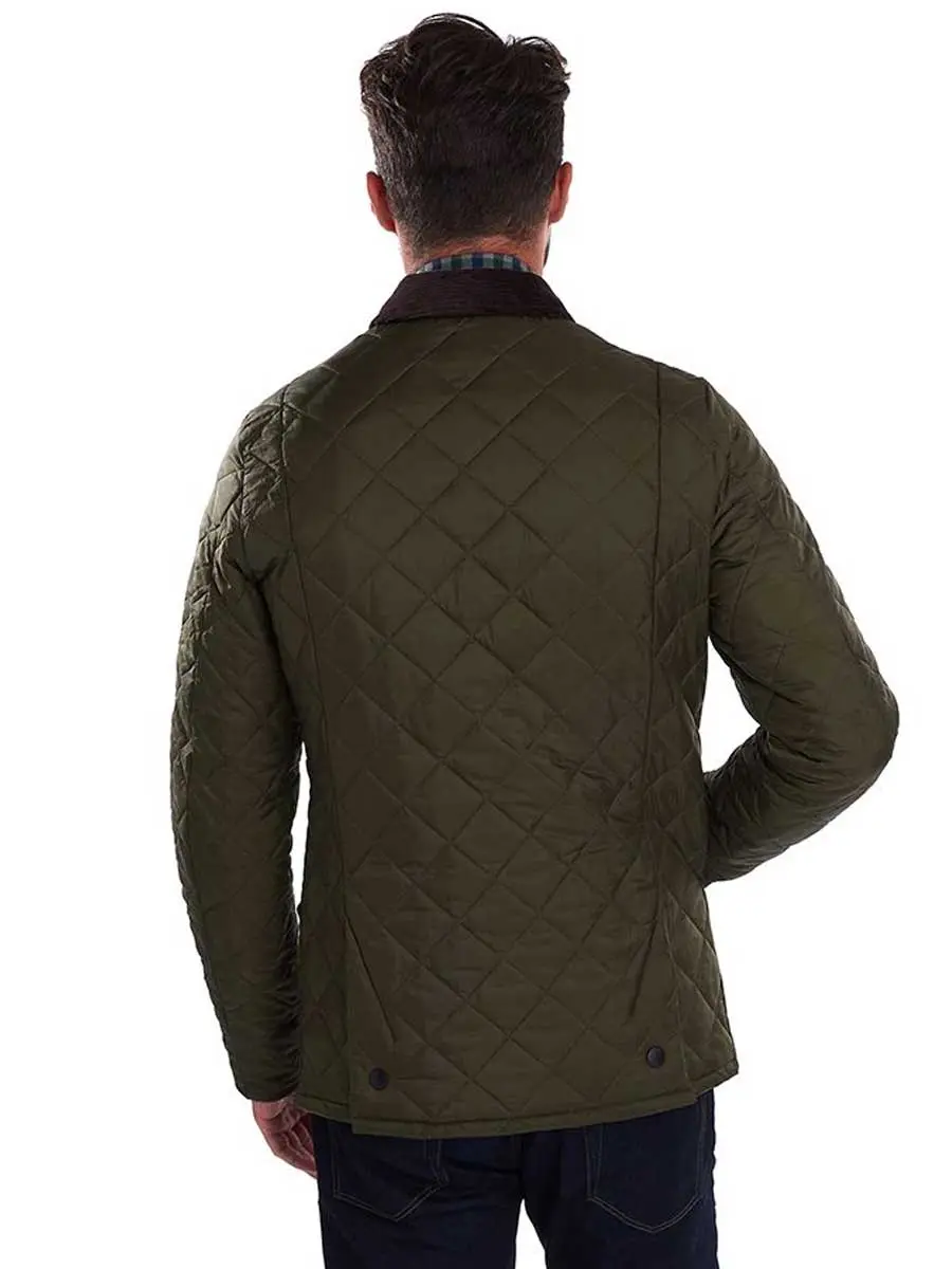BARBOUR Men's Heritage Liddesdale Quilted Jacket - Olive - Image 5