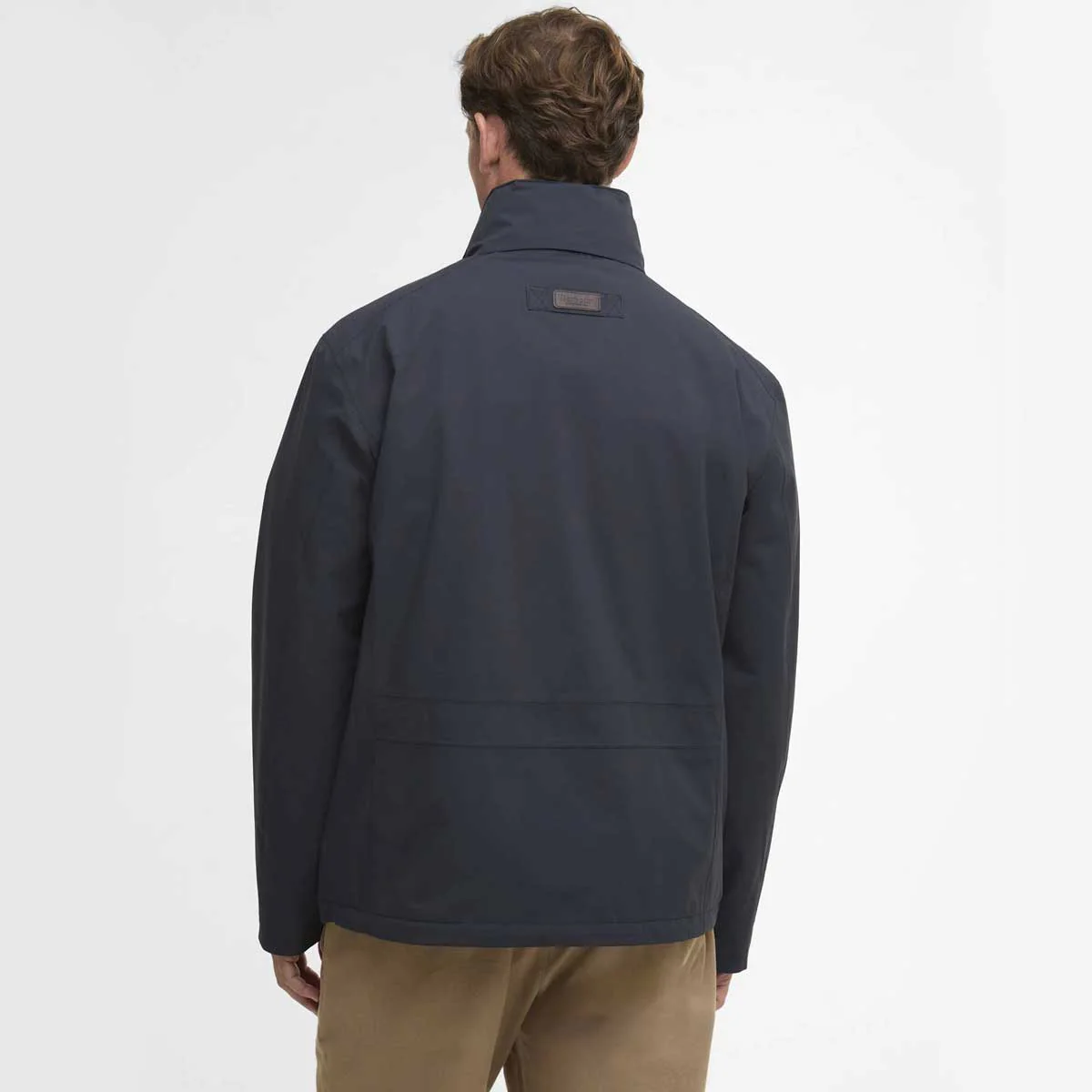 BARBOUR Sander Waterproof Jacket - Men's - Navy - Image 4