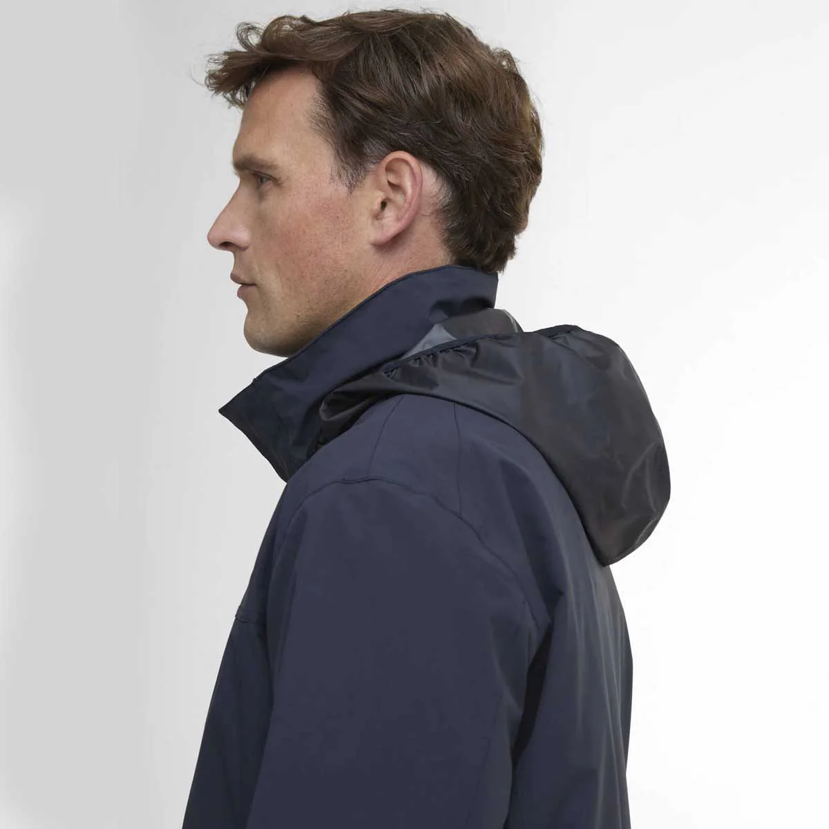 BARBOUR Sander Waterproof Jacket - Men's - Navy - Image 5