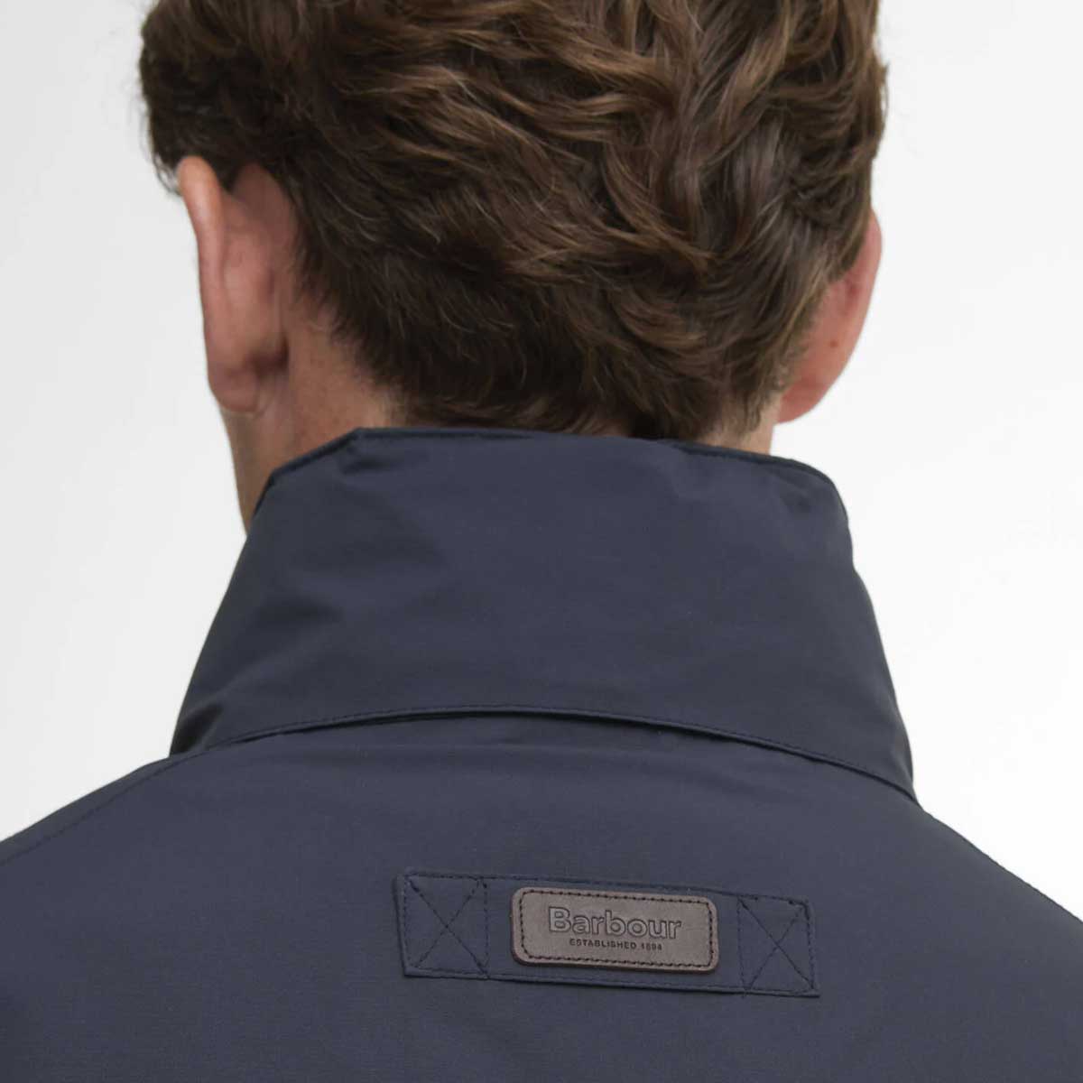 BARBOUR Sander Waterproof Jacket - Men's - Navy - Image 6