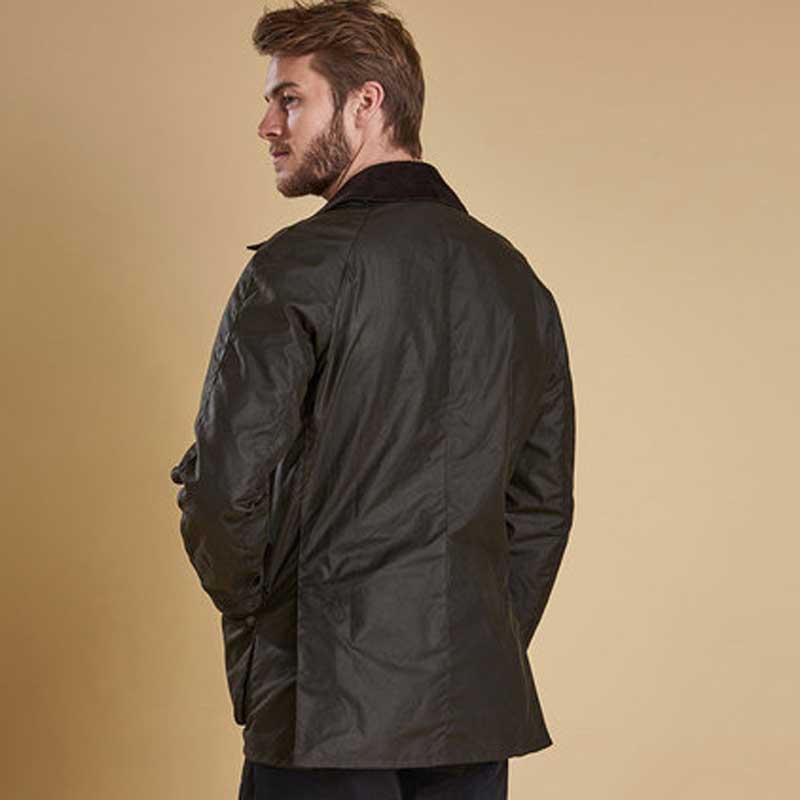 BARBOUR Ashby Wax Jacket - Mens - Olive - Image 7