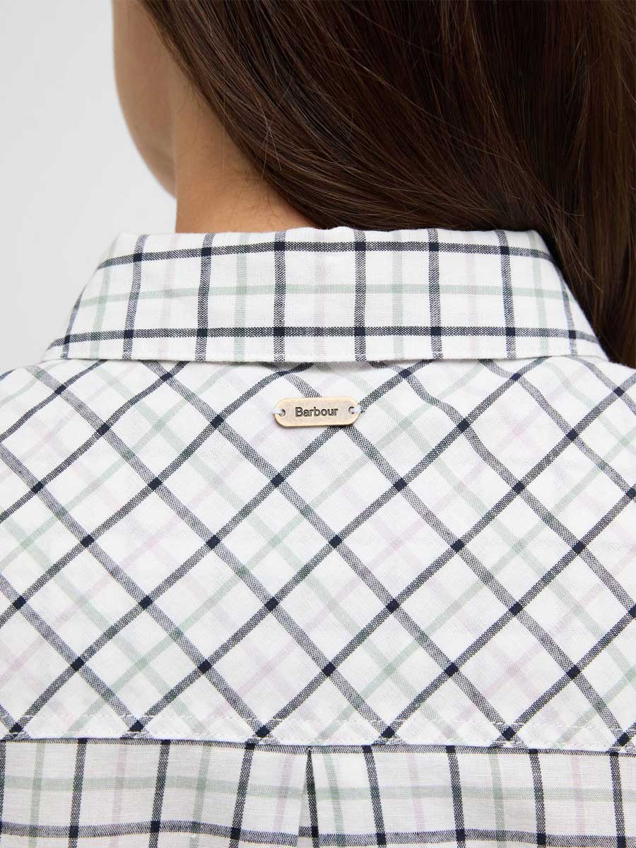 30% OFF BARBOUR Women's Petunia Long-Sleeved Shirt - Multi Check - Sizes: UK 10 & 16 - Image 4
