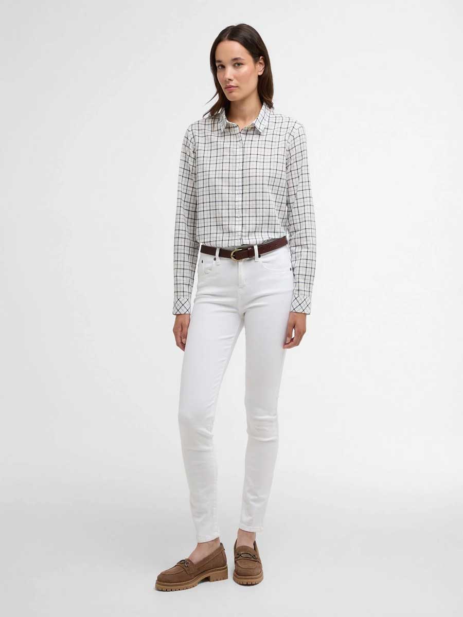 30% OFF BARBOUR Women's Petunia Long-Sleeved Shirt - Multi Check - Sizes: UK 10 & 16 - Image 5