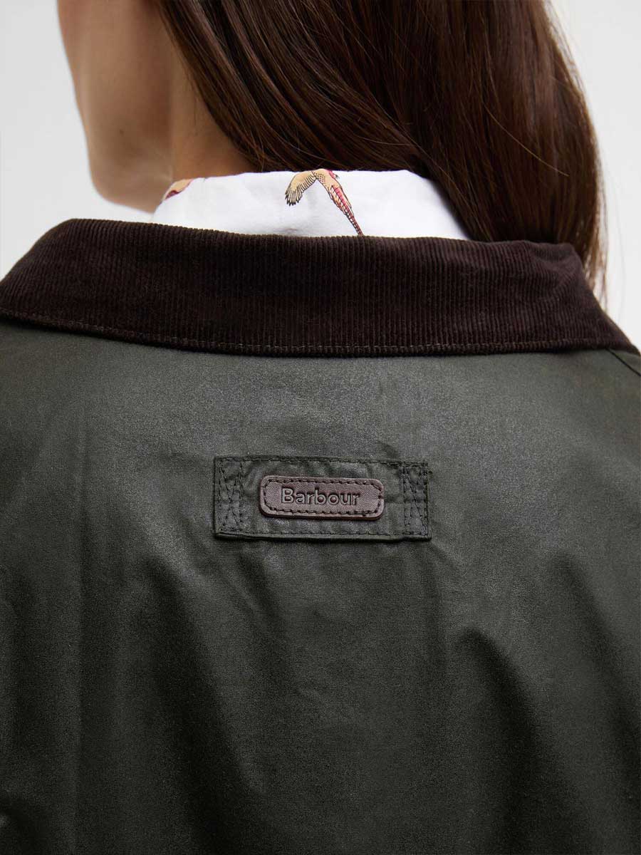BARBOUR Women's Summer Sapper Waxed Jacket - Archive Olive / Ancient - Image 6
