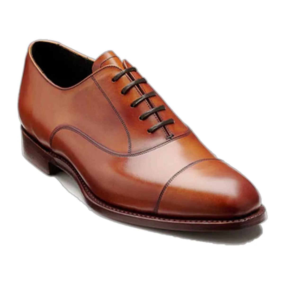 BARKER Chester Shoes - Mens Oxford - Antique Rosewood Calf