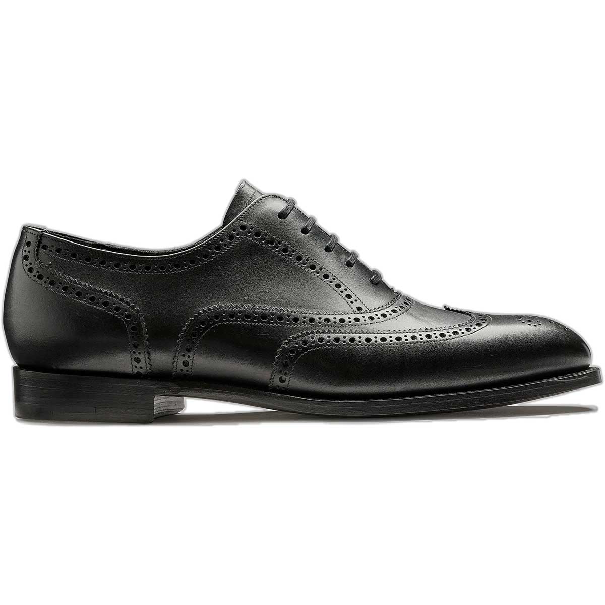 BARKER Gloucester Shoes - Mens Oxford - Black Calf - Image 3