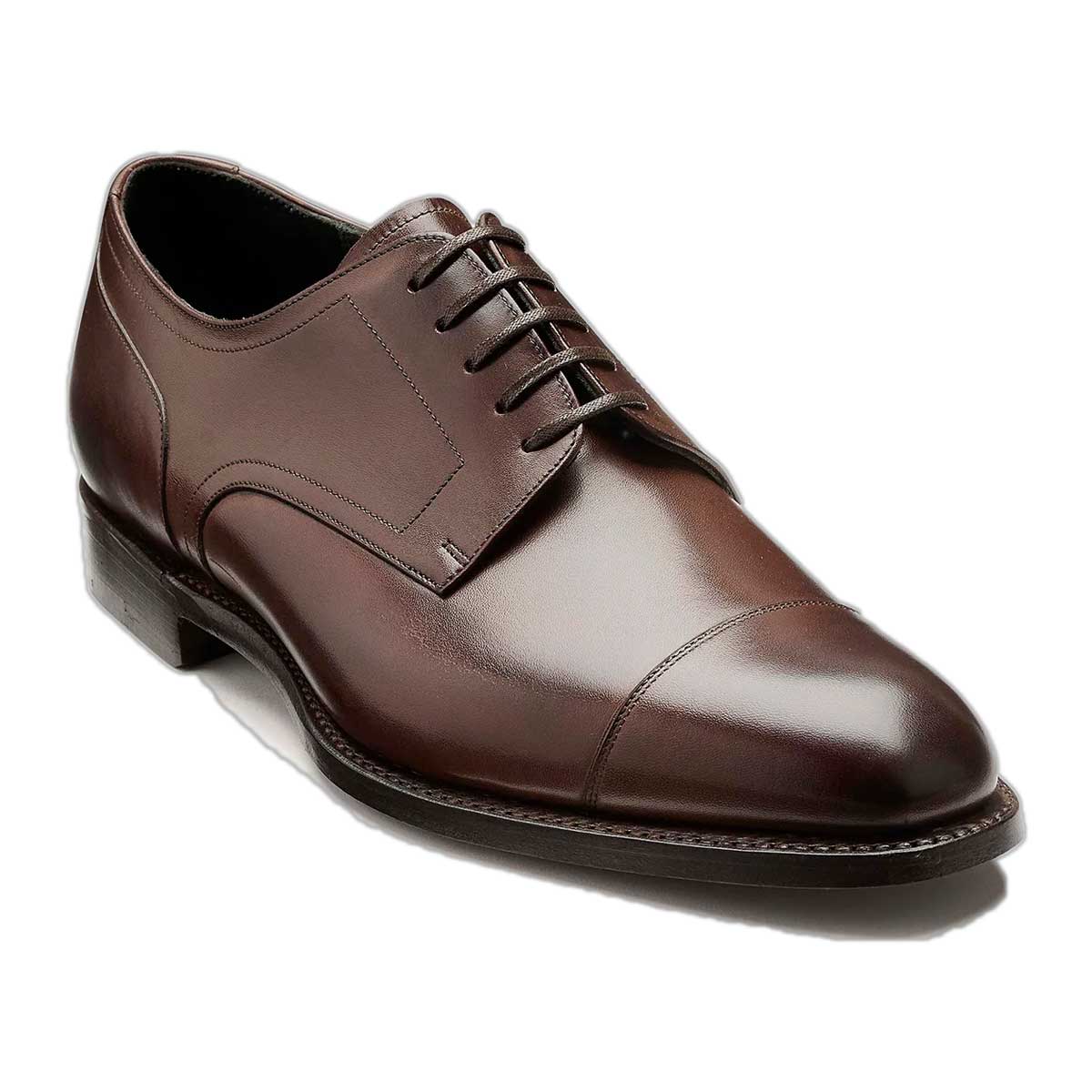 BARKER Hertford Shoes - Mens Oxford - Dark Walnut Calf