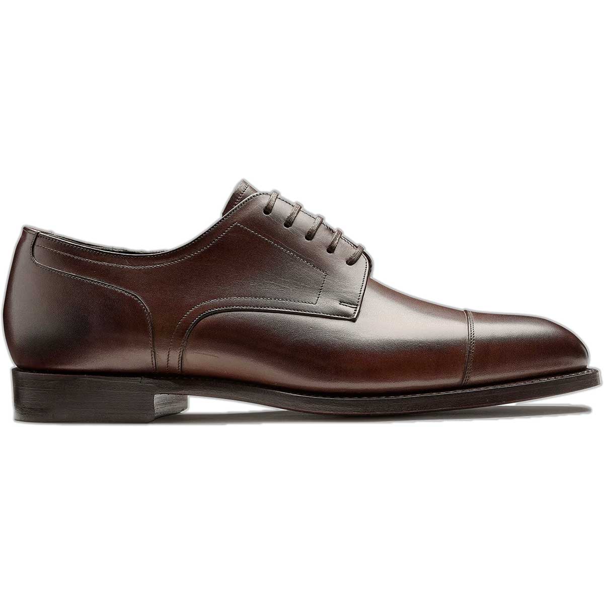 BARKER Hertford Shoes - Mens Oxford - Dark Walnut Calf - Image 2
