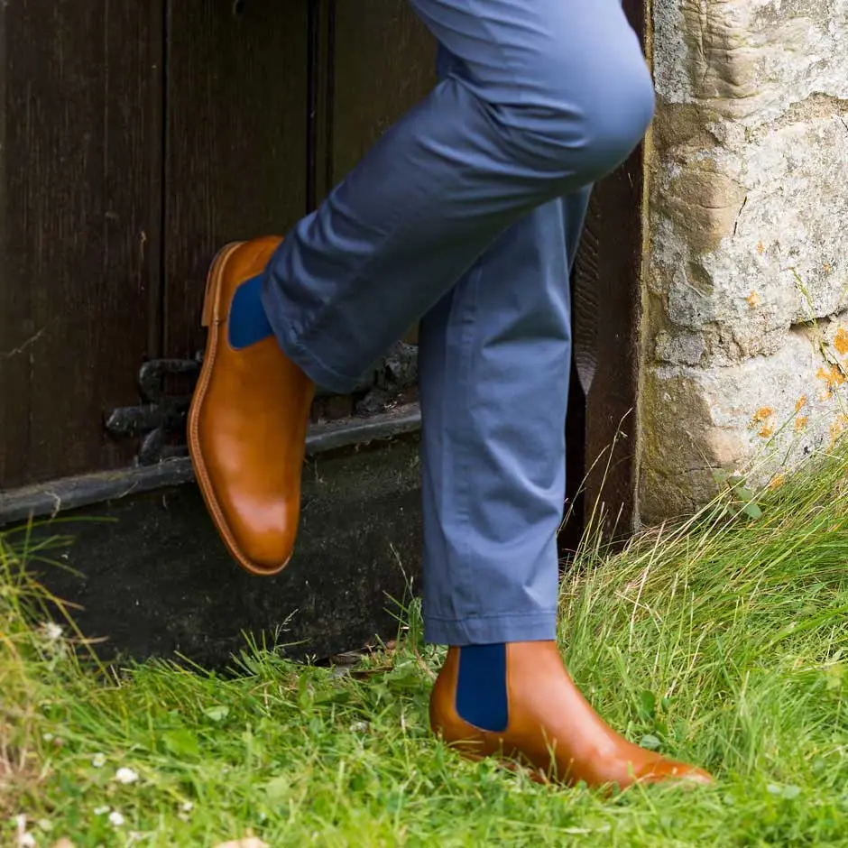 BARKER Hopper Boots - Mens Chelsea - Cedar Calf - Image 2