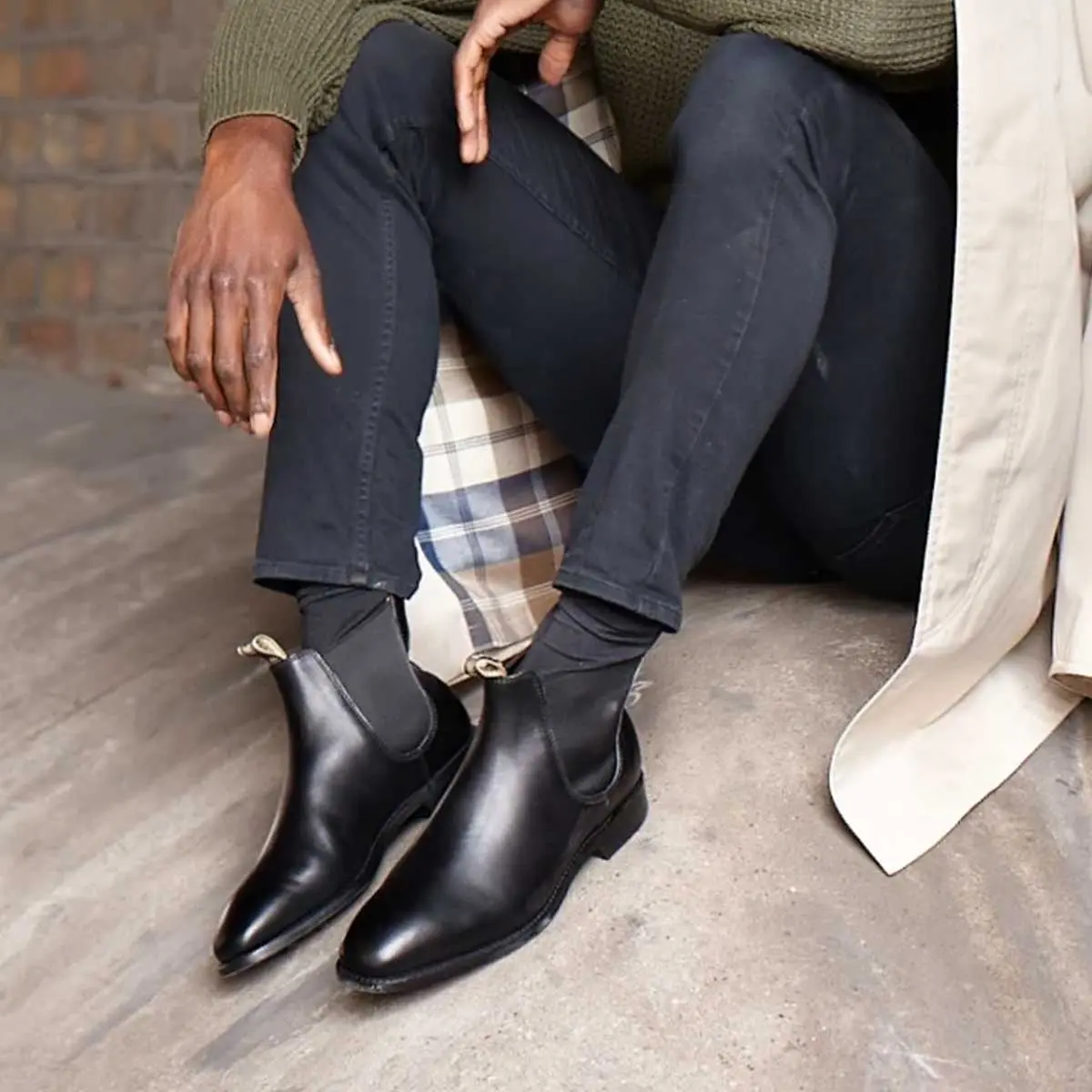 BARKER Mansfield Chelsea Boots - Mens - Black Calf - Image 2