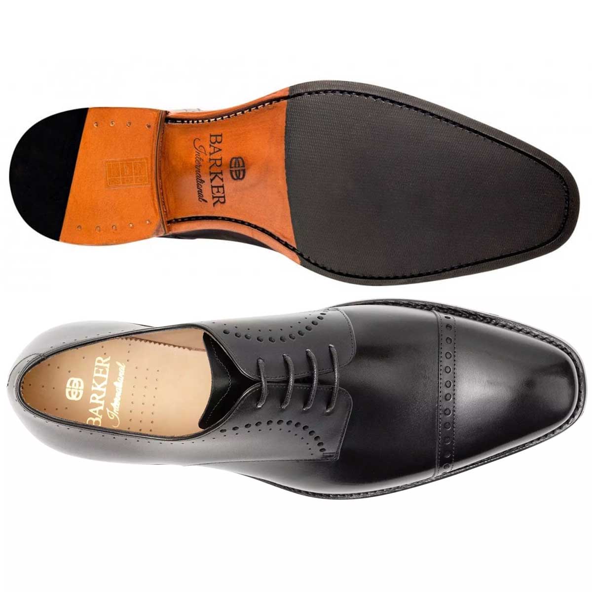 BARKER Noah Shoes - Mens - Black Calf - Image 2