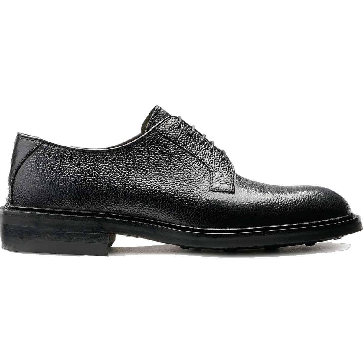 BARKER Penrith Shoes - Mens Derby - Black Grain - Image 3