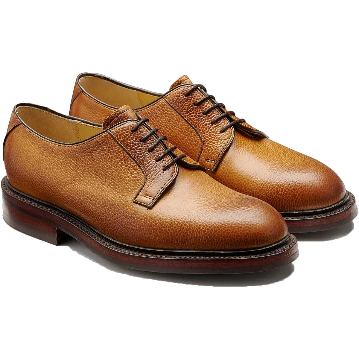 BARKER Penrith Shoes - Mens Derby - Cedar Grain - Image 2