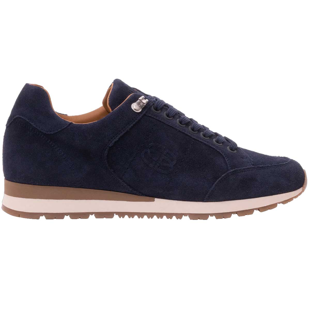 BARKER Seb Sneakers - Mens - Navy Suede - Image 3