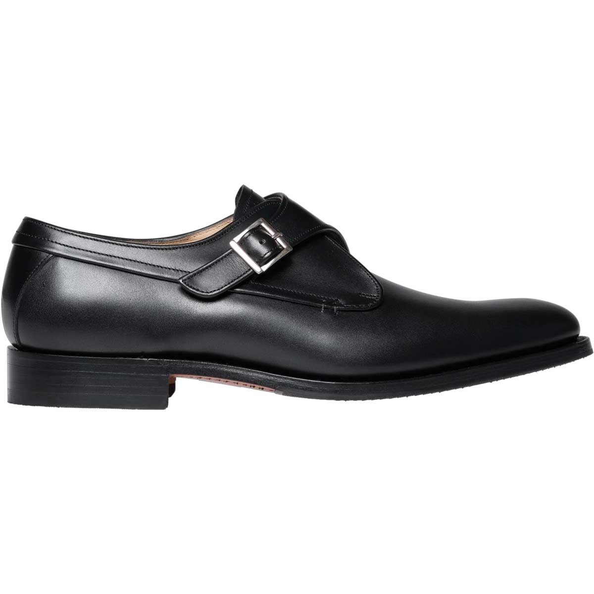 BARKER Shoes Brayton - Leather Monk Strap - Black Calf - Image 2