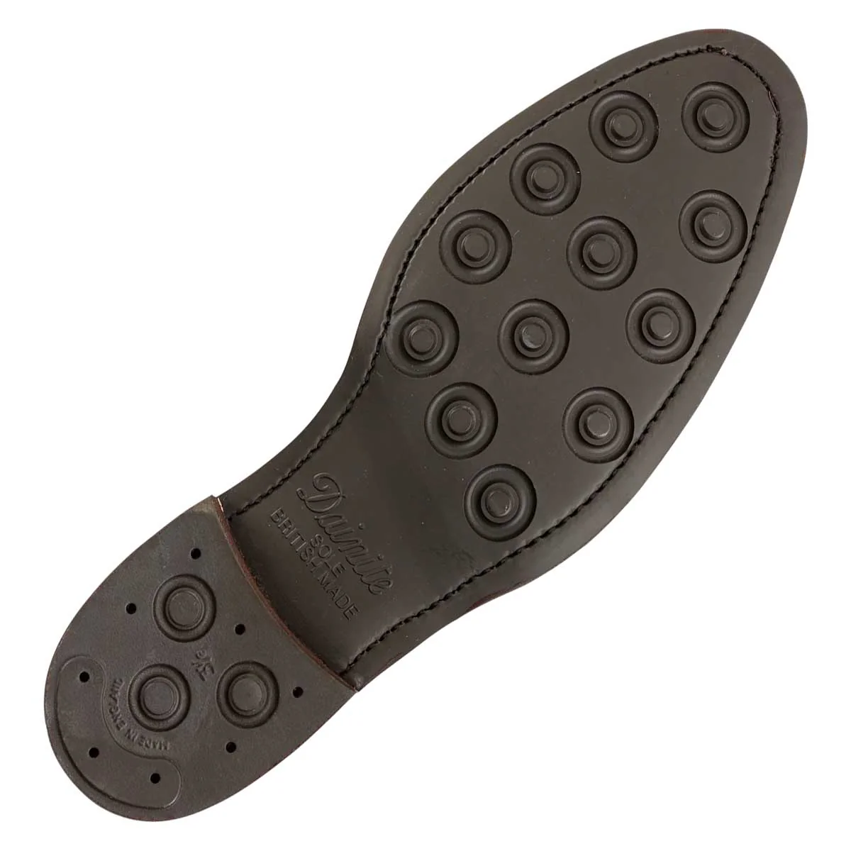 BARKER Skye Shoes - Mens Derby Dainite Sole - Olive Green Grain - Image 4