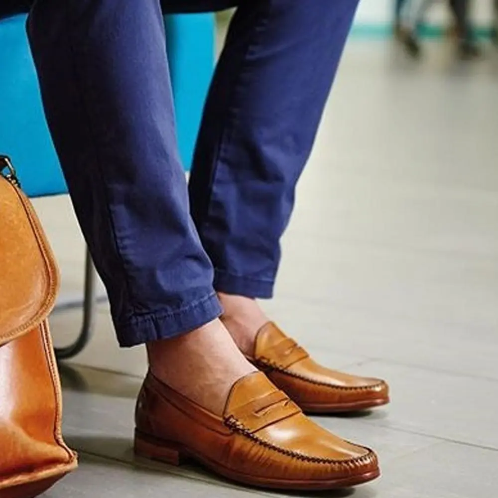 BARKER William Shoes – Mens Moccasins – Cedar Calf - Image 2