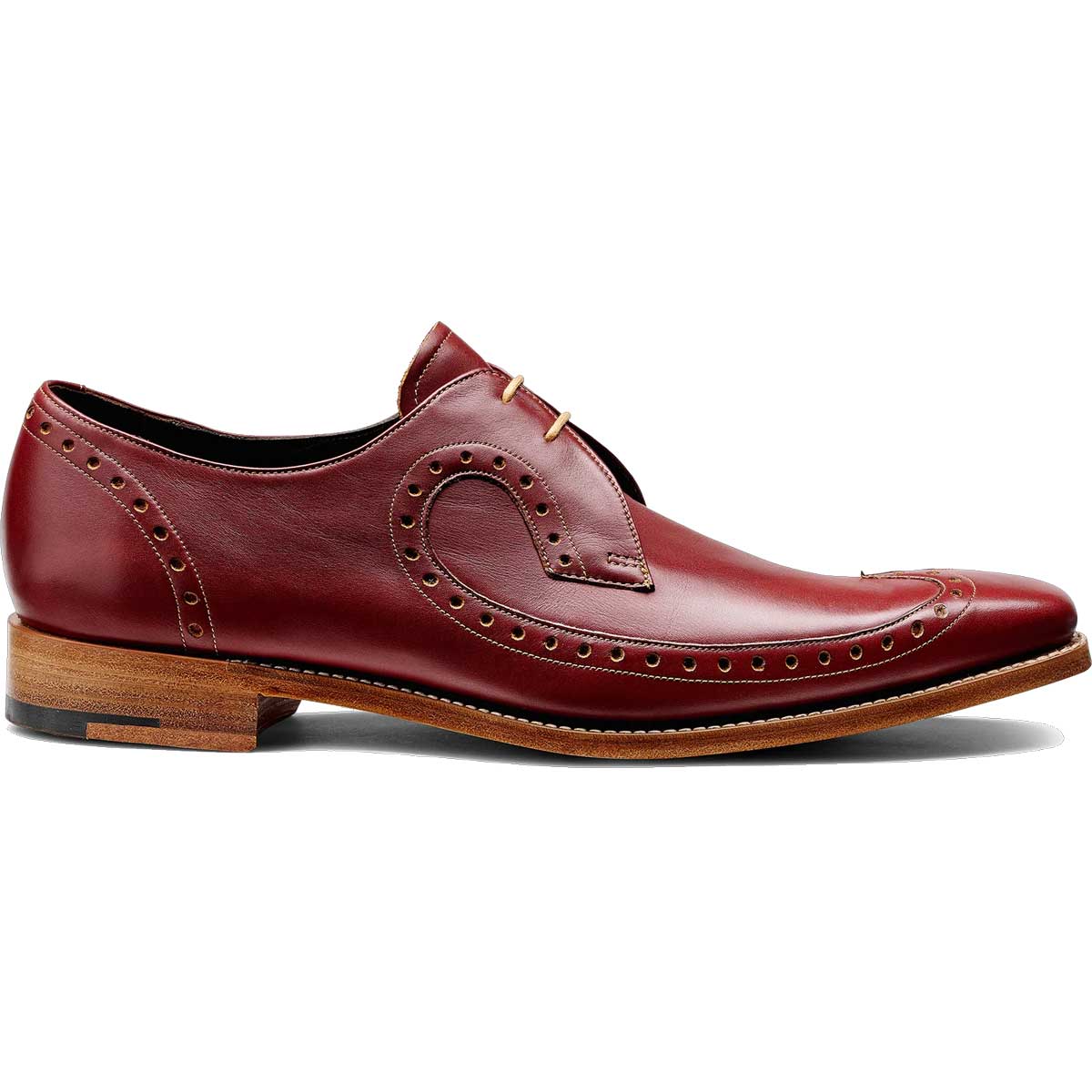 BARKER Woody Shoes - Mens Brogues - Rum & Mustard Calf - Image 4