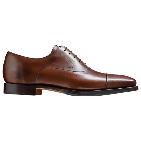 BARKER Wright Shoes - Mens Oxford Style - Walnut Calf - Image 2