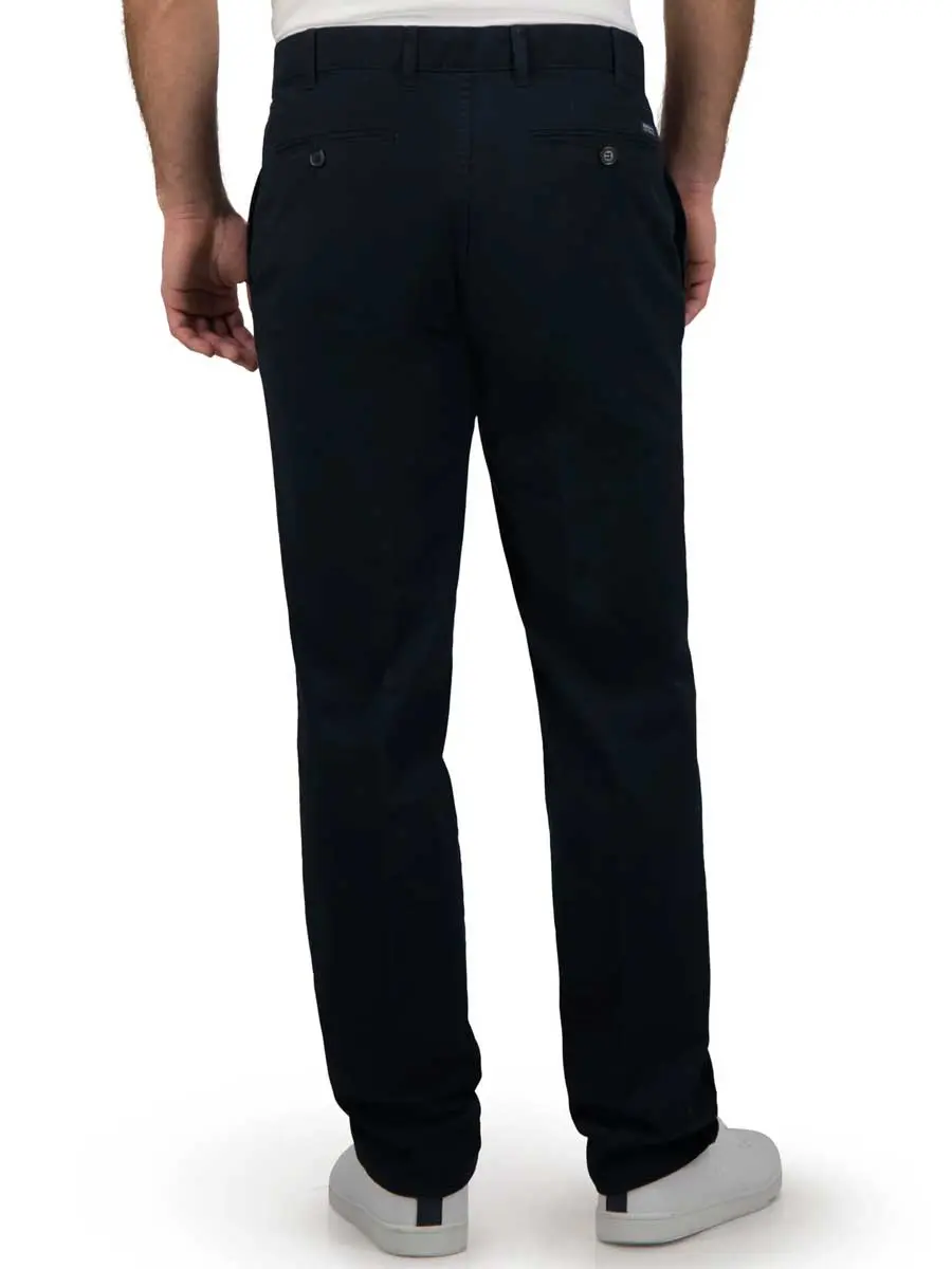 BRUHL Montana Trousers - Four Seasons Chinos - Navy - Image 4