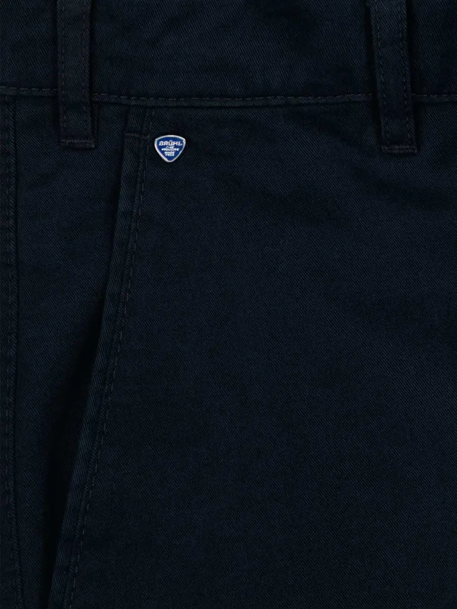 BRUHL Montana Trousers - Four Seasons Chinos - Navy - Image 5